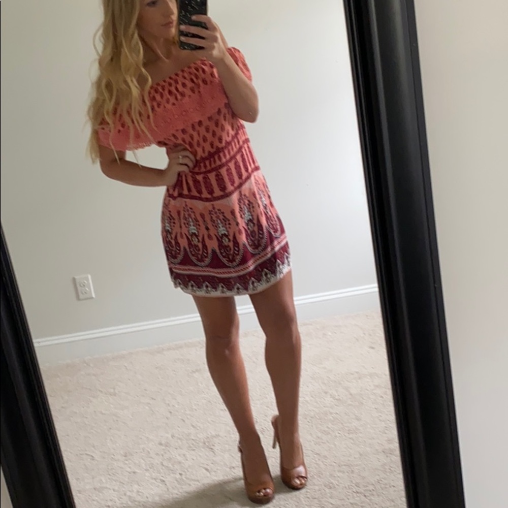 Cold shoulder dress